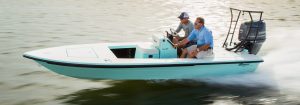 Maverick 17 HPX V open water cruising